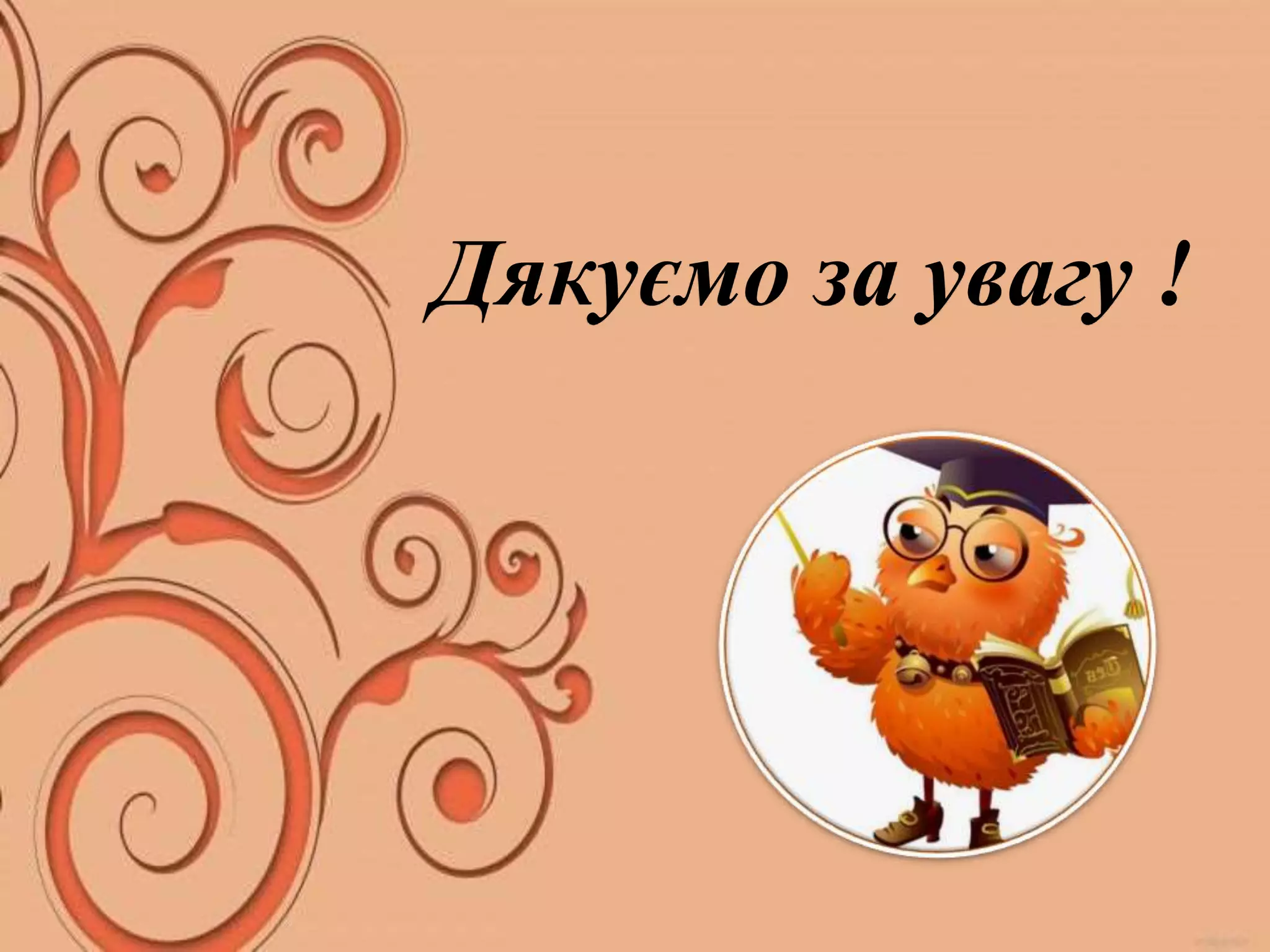 Дякуємо за увагу !
 