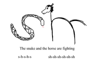 The snake and the horse are fighting s-h-s-h-s sh-sh-sh-sh-sh-sh 