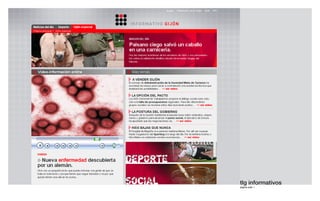 tlg informativos
página web ¬
 