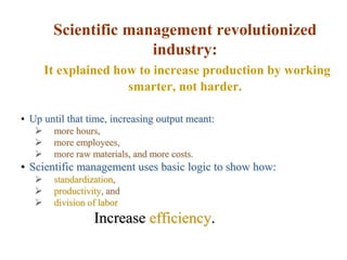 Chapter 2 Management yesterday and today | PPT
