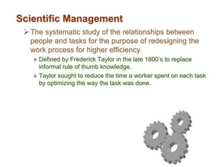 Chapter 2 Management yesterday and today | PPT