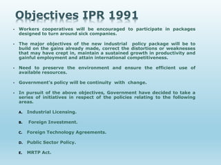 Obgitives Ipr Industrial Policy Presentation | PPTX