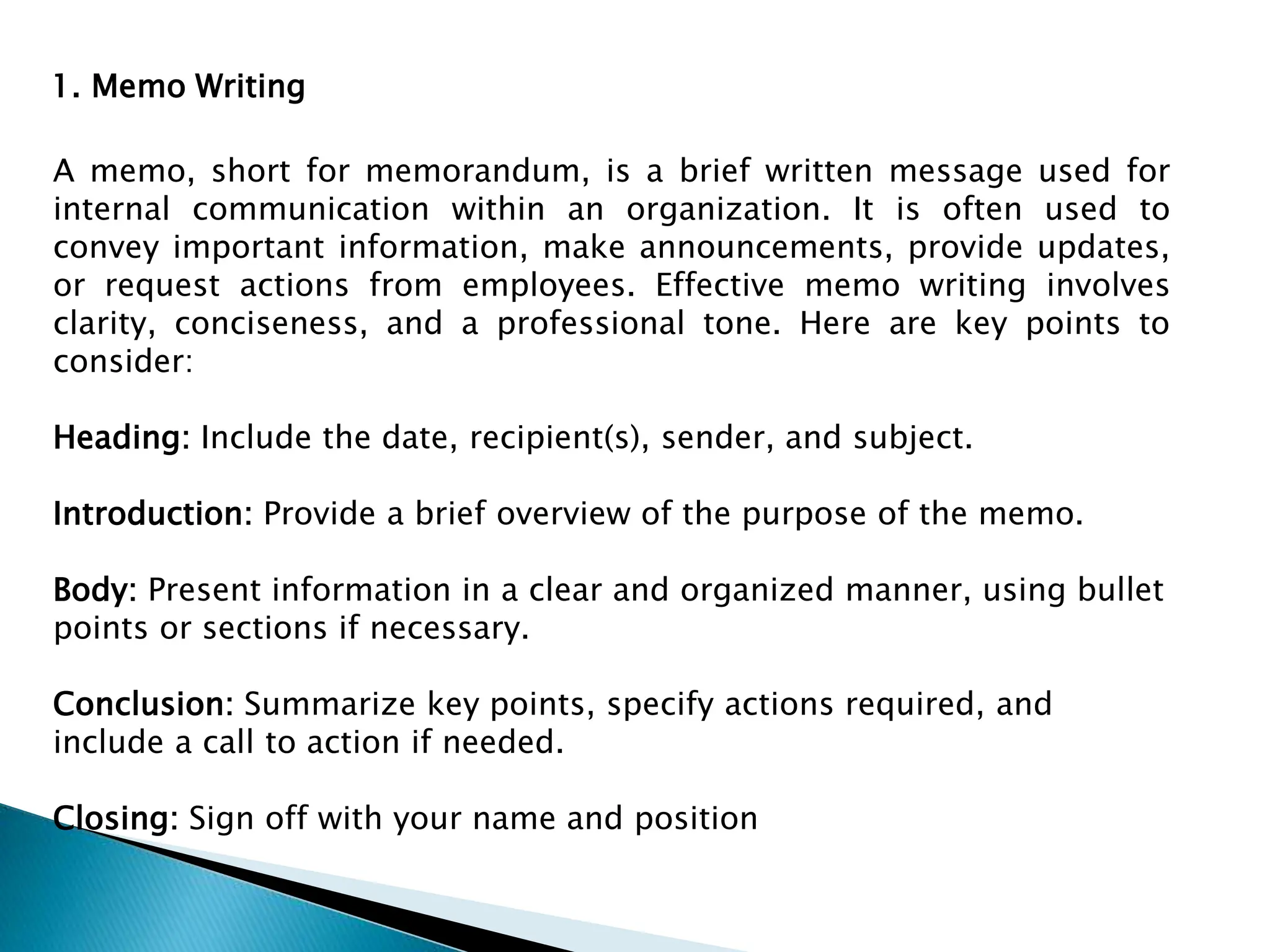 MNGT- 21022_Office Management-Lecture 9_Memo_writing_minutes ...