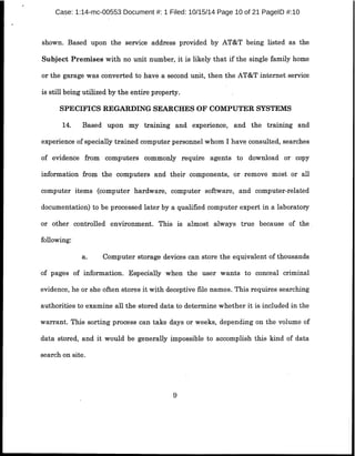 Case: 1:14-mc-00553 Document #: 1 Filed: 10/15/14 Page 10 of 21 PageID #:10
 