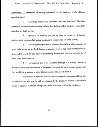 Case: 1:14-mc-00553 Document #: 1 Filed: 10/15/14 Page 13 of 21 PageID #:13
 