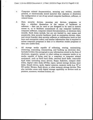 Case: 1:14-mc-00553 Document #: 1 Filed: 10/15/14 Page 18 of 21 PageID #:18
 