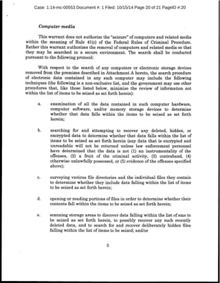 Case: 1:14-mc-00553 Document #: 1 Filed: 10/15/14 Page 20 of 21 PageID #:20
 