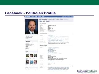 Facebook - Politician Profile 