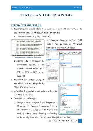 Strike And Dip In Arcgis