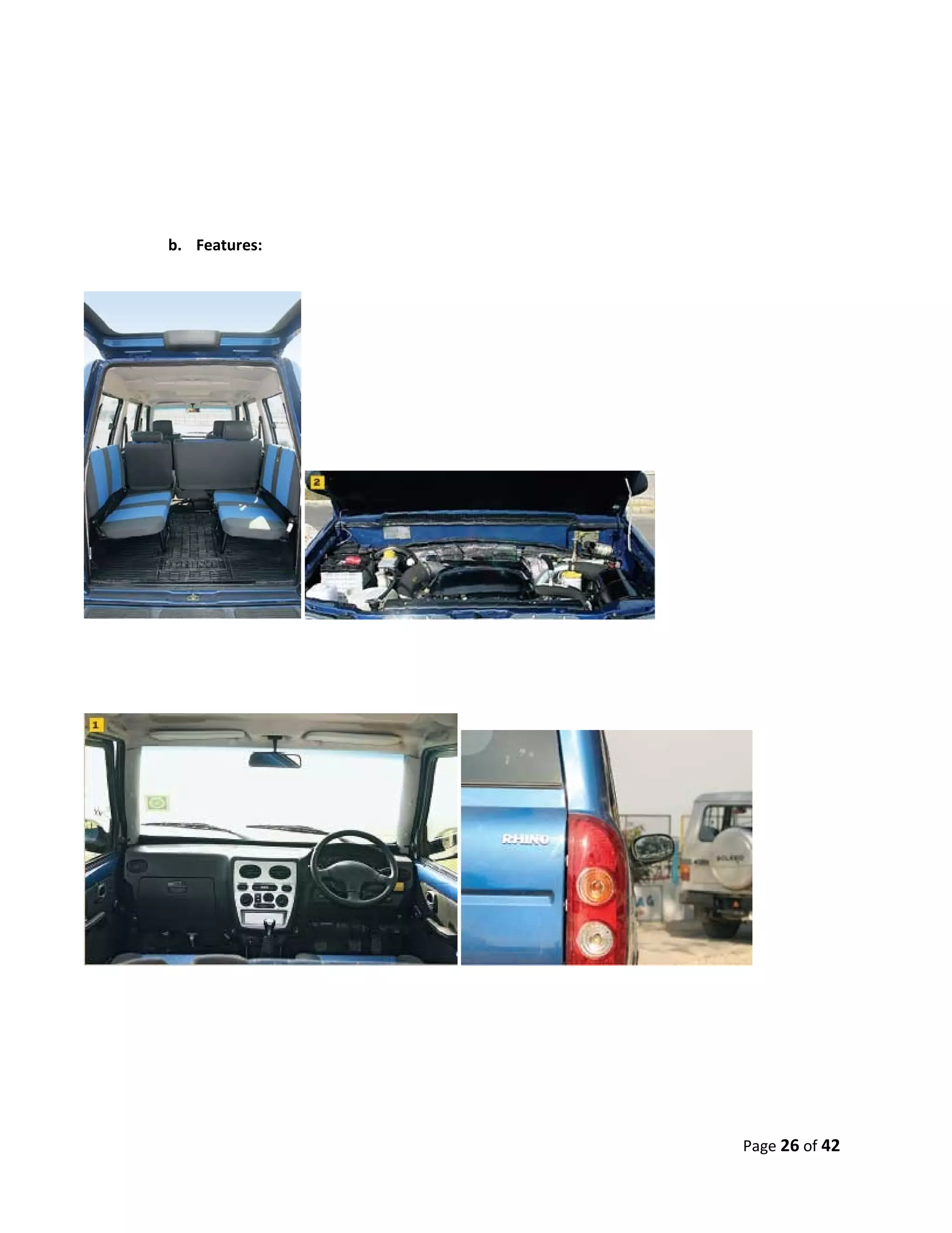 b. Features:




               Page 26 of 42
 