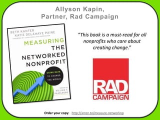 Allyson Kapin,
Partner, Rad Campaign

                    “This book is a must-read for all
                      nonprofi...