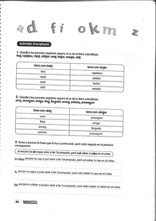 Món ortogràfic 5 solucions