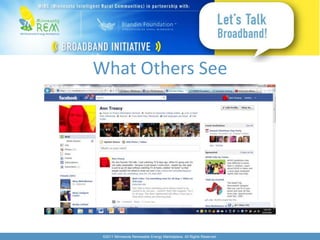 What Others See




 ©2011 Minnesota Renewable Energy Marketplace. All Rights Reserved.
 