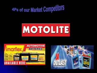 4Ps of our Market Competitors