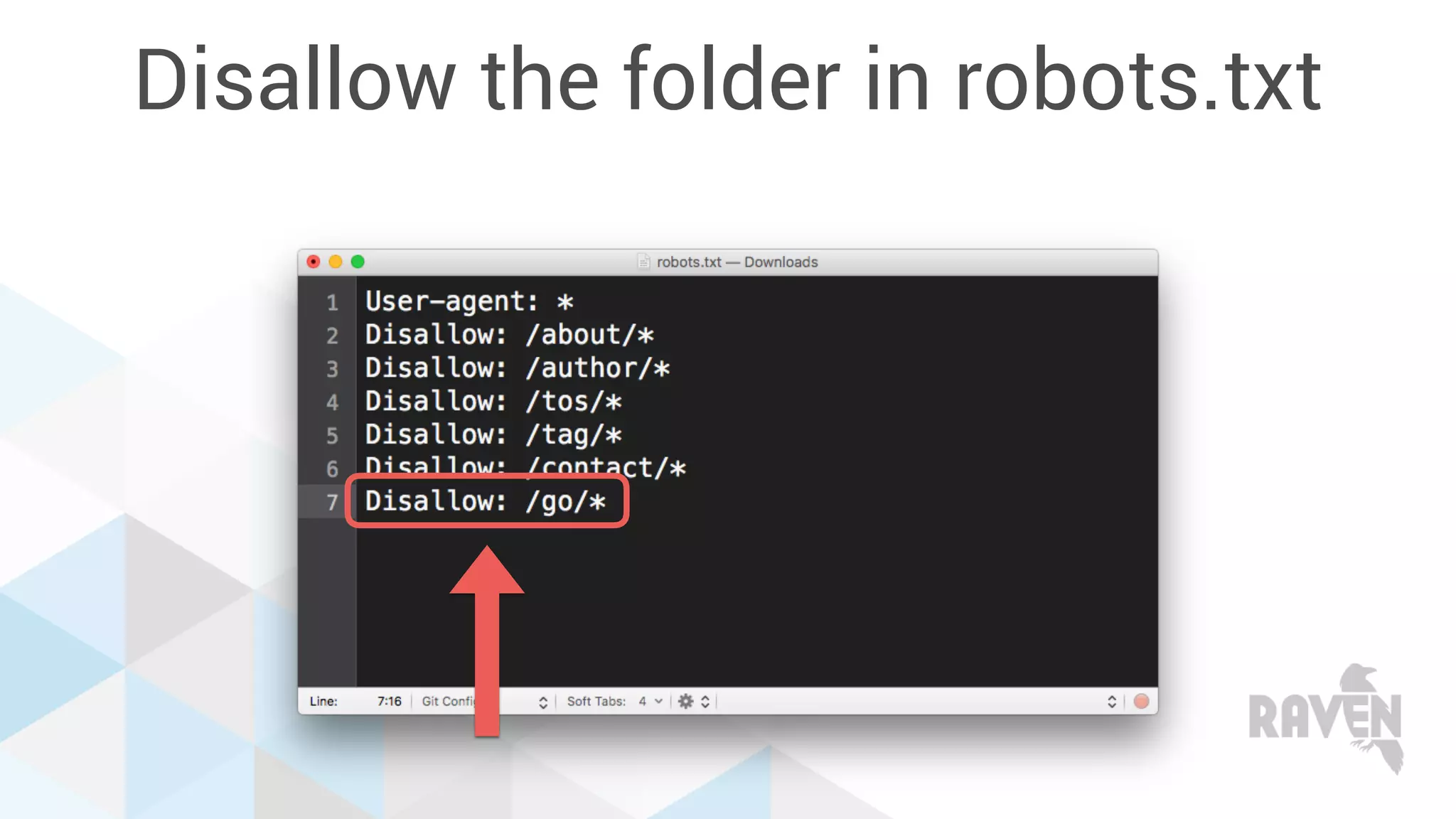 Disallow the folder in robots.txt
 