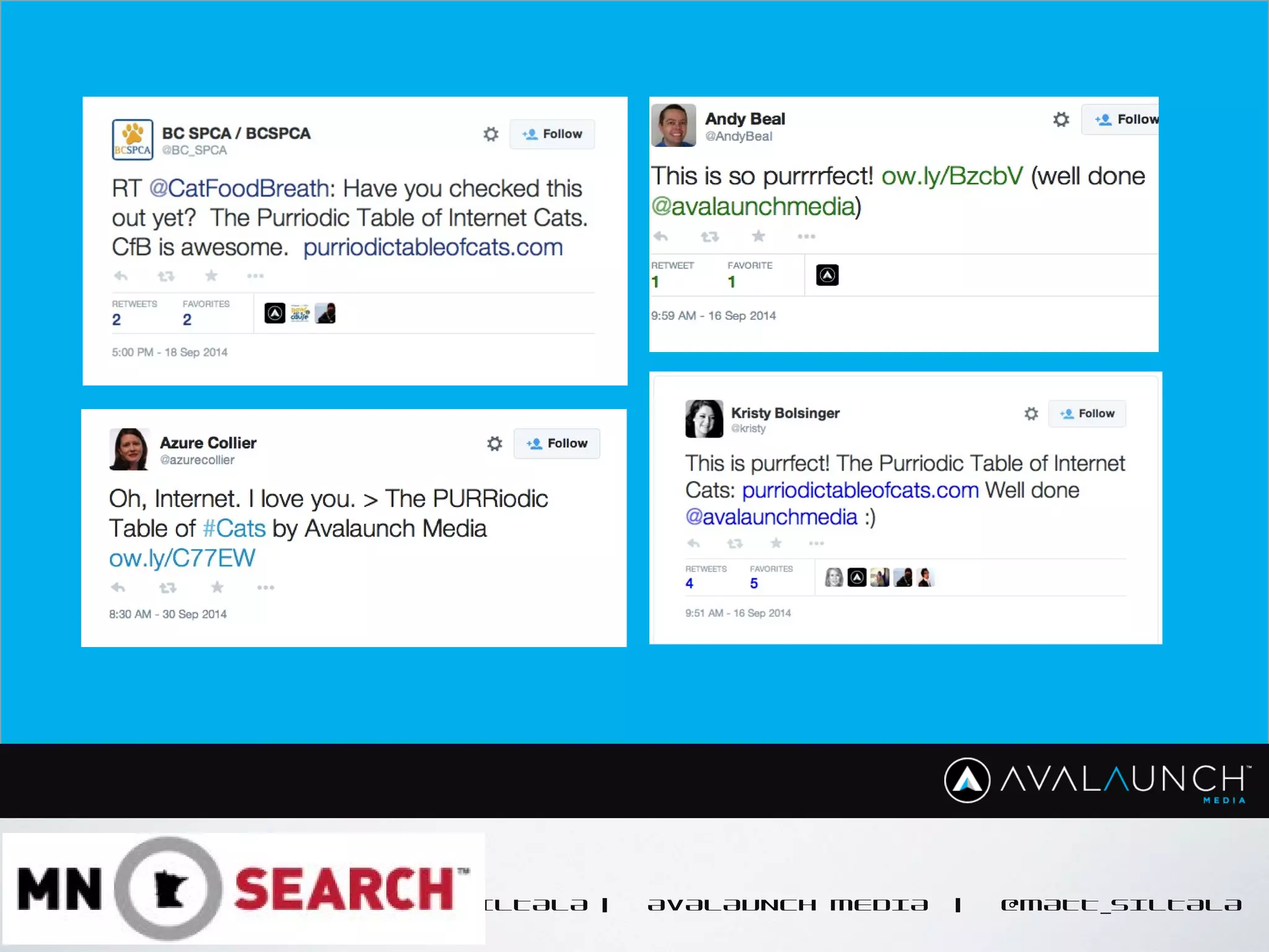 CONTENT GOES HERE
MATT SILTALA | AVALAUNCH MEDIA | @MATT_SILTALA
 