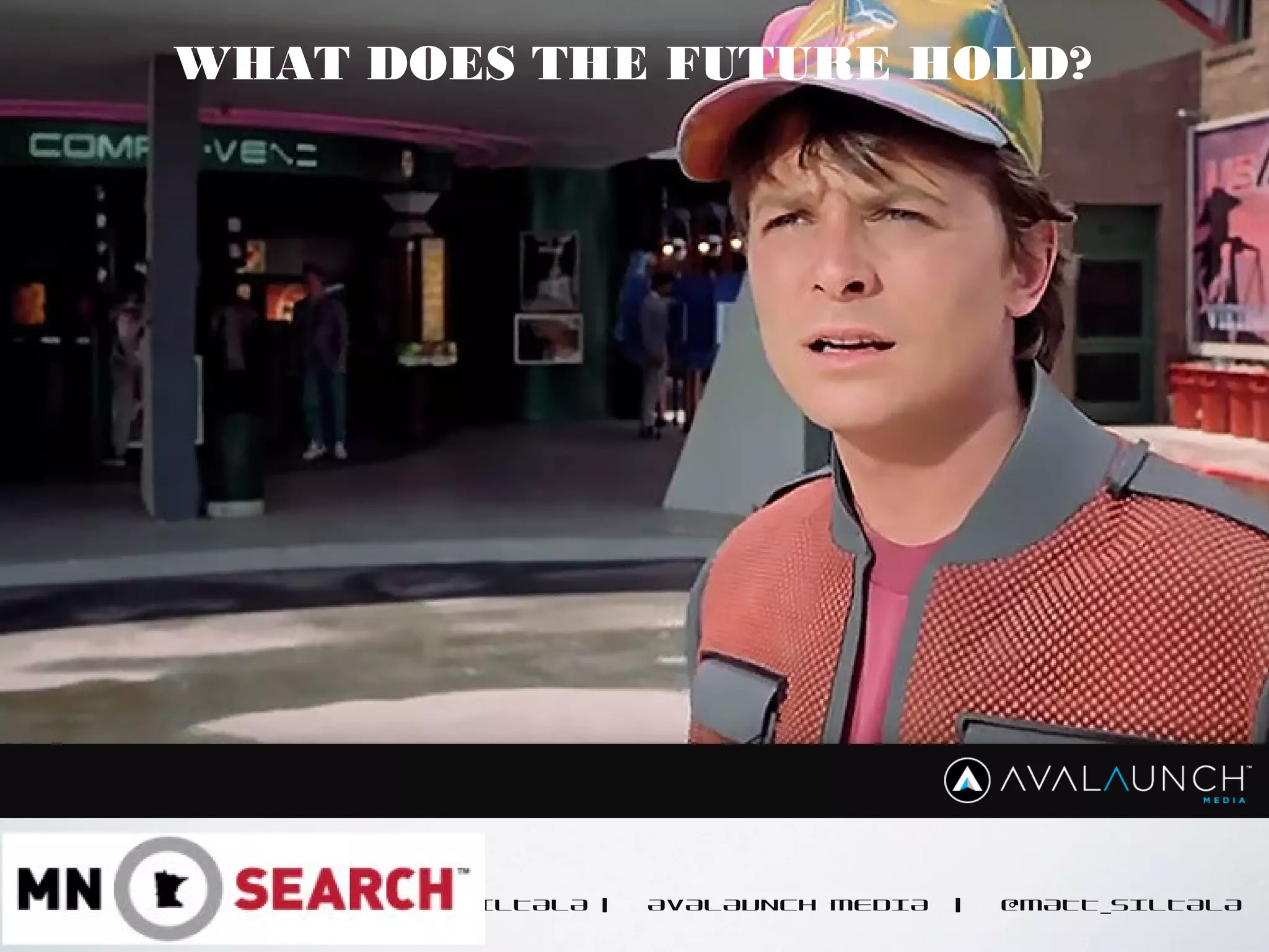 MATT SILTALA | AVALAUNCH MEDIA | @MATT_SILTALA
WHAT DOES THE FUTURE HOLD?
 