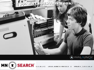 CONTENT GOES HERE
MATT SILTALA | AVALAUNCH MEDIA | @MATT_SILTALA
SO, WHY DOES THIS WORK?SO, WHY DOES THIS WORK?
 