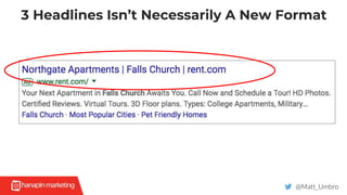 3 Headlines Isn’t Necessarily A New Format
@Matt_Umbro
 