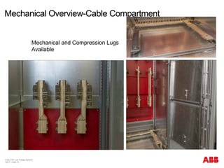 Mechanical Overview-Cable Compartment
© BU 3101 Low Voltage Systems
9/6/17 | Slide 14
Mechanical and Compression Lugs
Available
 