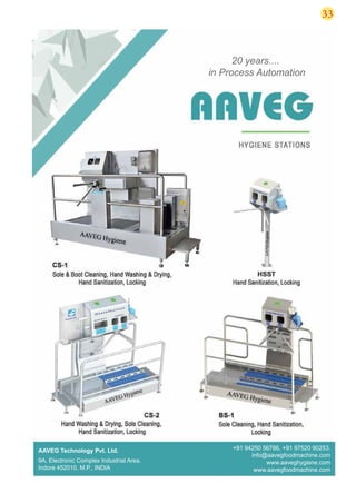 33
20 years....
in Process Automation
AAVEG Technology Pvt. Ltd.
9A, Electronic Complex Industrial Area,
Indore 452010, M....