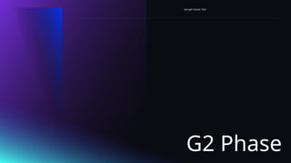 G2 Phase
Sample Footer Text
 