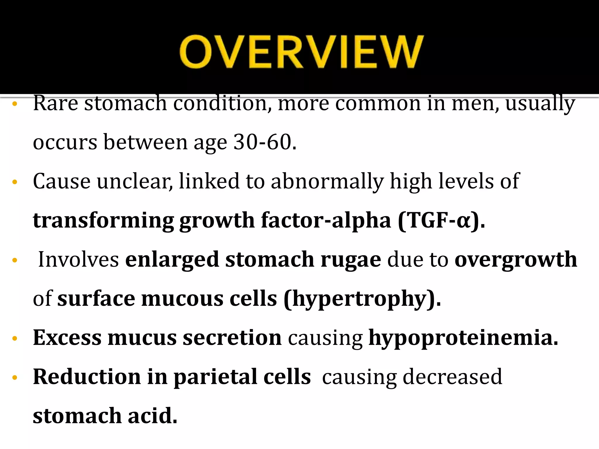 Ménétrier disease (final) | PPTX