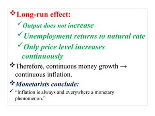 Continuous Inflation System The impact of money supply on inflation | PPTX
