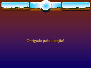 Obrigado pela atenção!
 