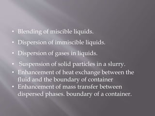 Mixing - Mechanical Operations | PPTX