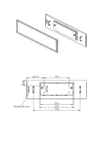 The MO-376-003-EW-1000-L - Ultra-Wide Stocked Monitor