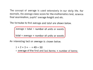 Maths Olympiad - average-problems