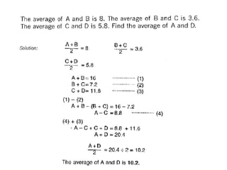 Maths Olympiad - average-problems