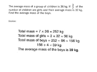 Maths Olympiad - average-problems