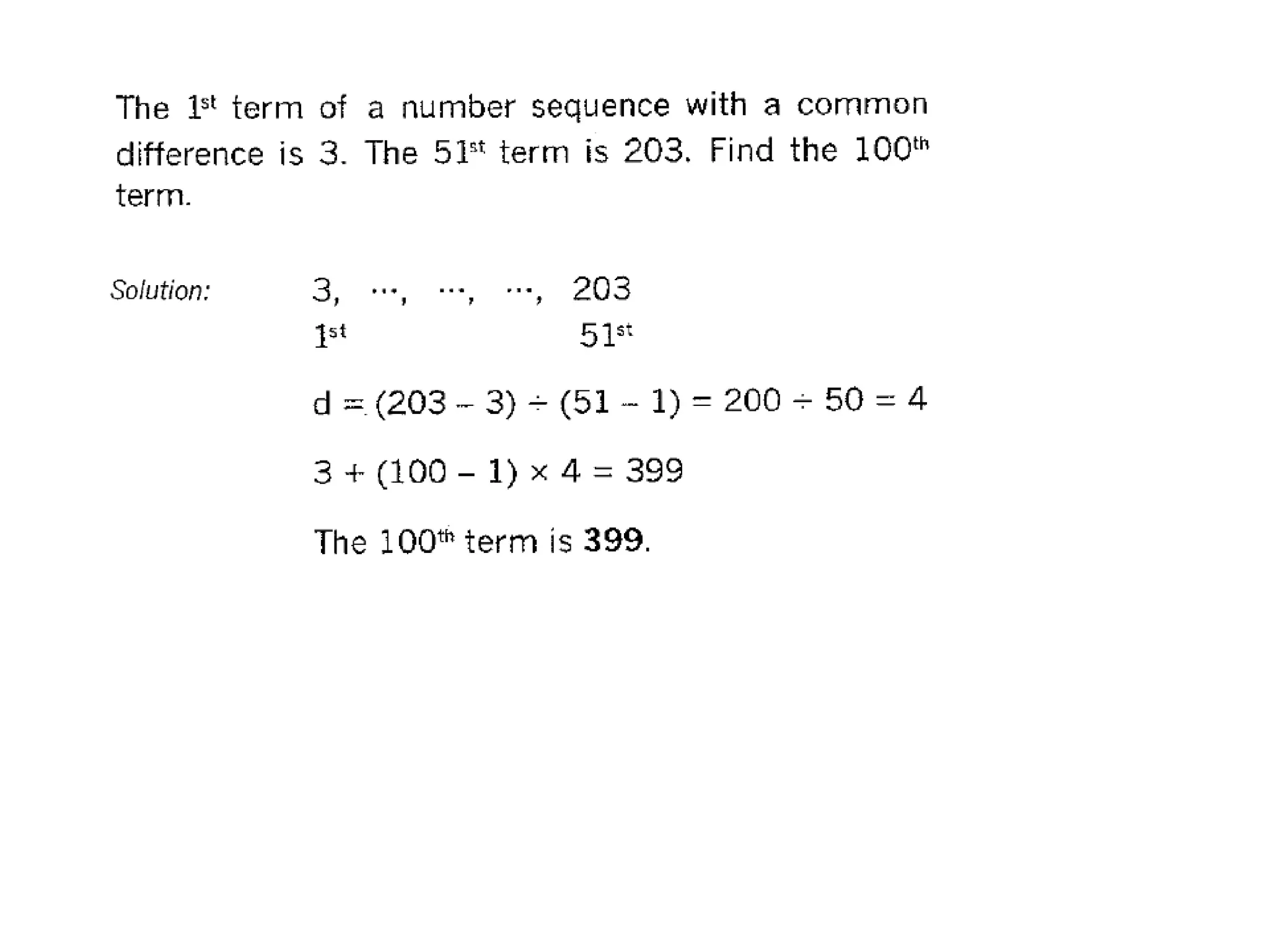Mo sequence-with-common-difference