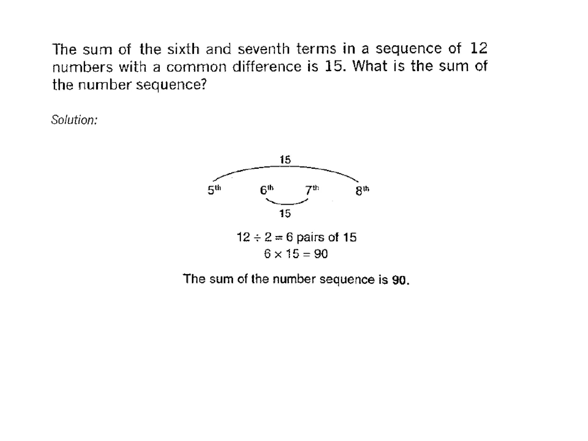 Mo sequence-with-common-difference