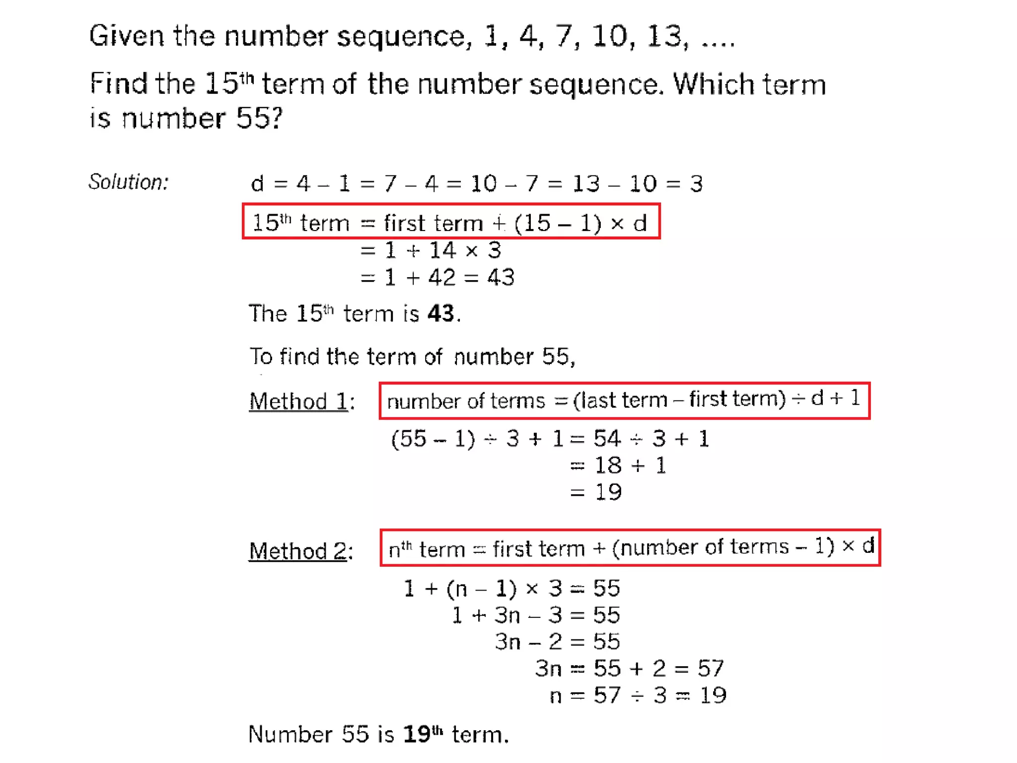 Mo sequence-with-common-difference