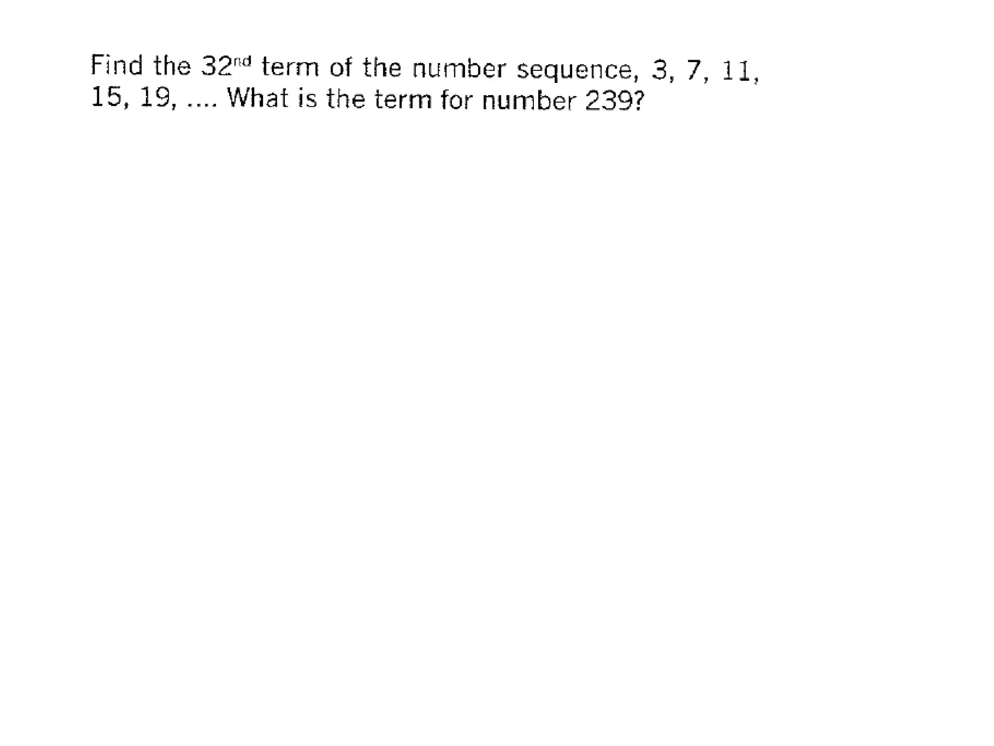Mo sequence-with-common-difference