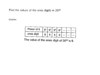 Maths Olympiad value-of-ones-digit