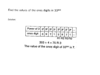 Maths Olympiad value-of-ones-digit