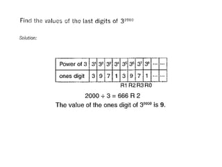 Maths Olympiad value-of-ones-digit