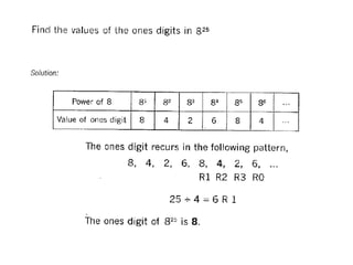 Maths Olympiad value-of-ones-digit