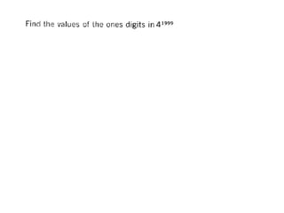 Maths Olympiad value-of-ones-digit