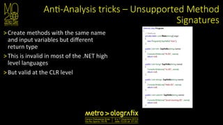 .NET for hackers | PDF