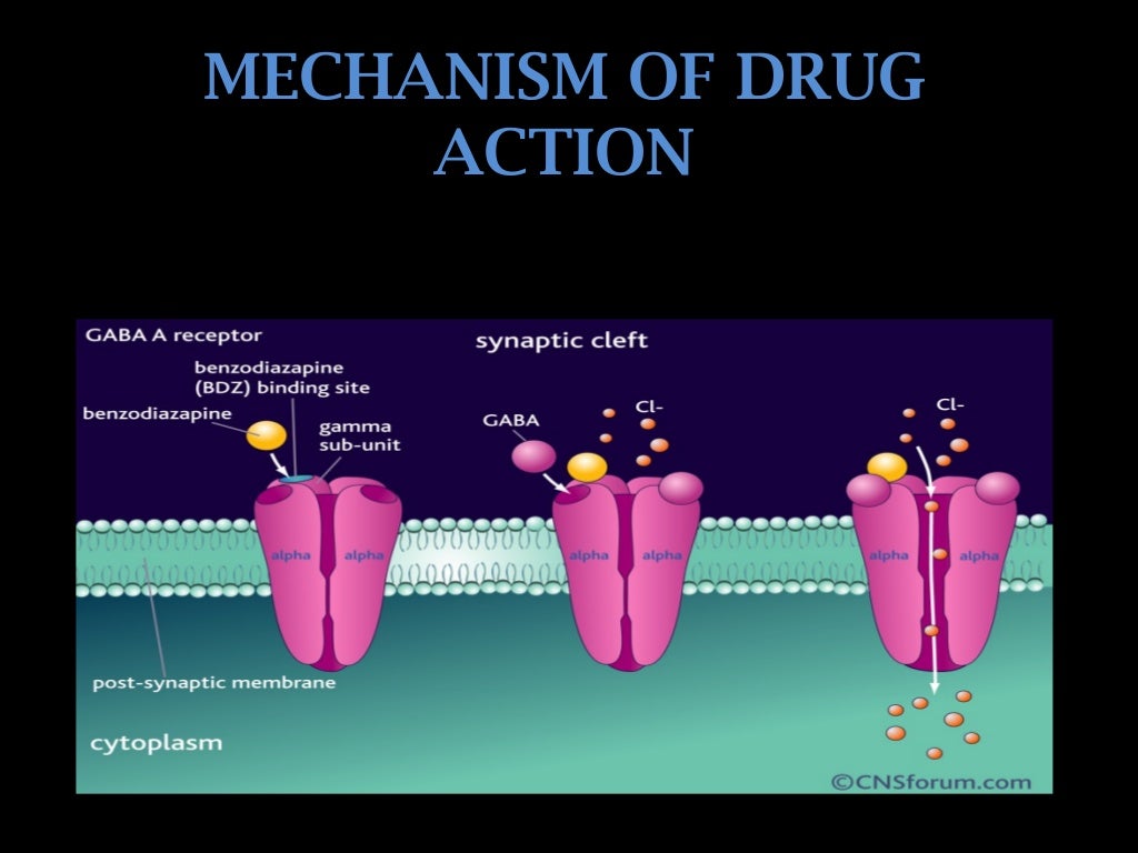 mechanism of action of drugs