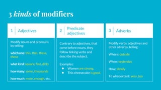 Modifiers | PPTX