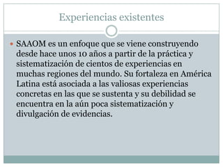 Conclusiones taller Moaas 