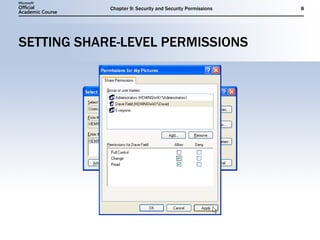 SETTING SHARE-LEVEL PERMISSIONS 
