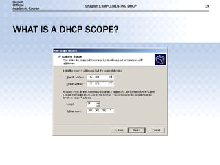 WHAT IS A DHCP SCOPE? 