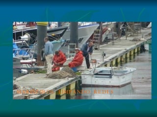 MARIÑEIROS LIMPANDO REDES